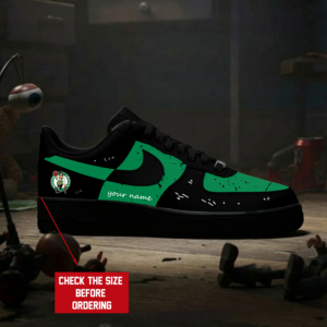 Limited Edition – Customized Nba Boston Celtics Air Force 1 Shoes