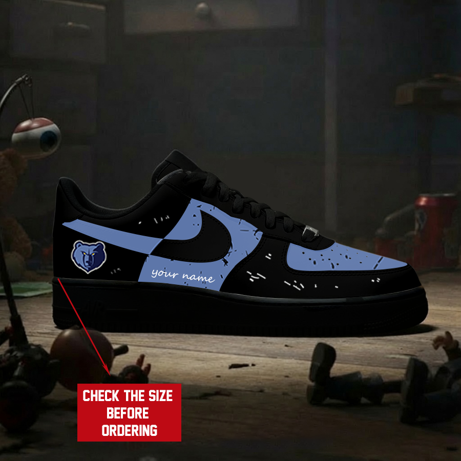 Limited Edition – Customized Nba Memphis Grizzlies Air Force 1 Shoes