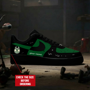 Limited Edition – Customized Nba Milwaukee Bucks Air Force 1 Shoes