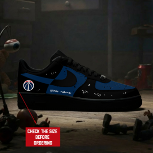 Limited Edition – Customized Nba Washington Wizards Air Force 1 Shoes