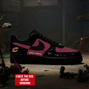 Limited Edition – Customized Nba Cleveland Cavaliers Air Force 1 Shoes
