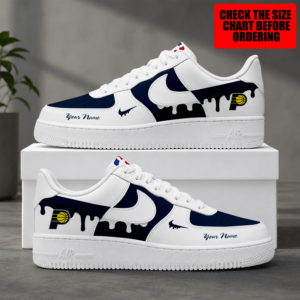 Limited Edition – Customized Nba Indiana Pacers Air Force 1 Shoes