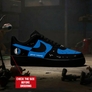 Limited Edition – Customized Nba Dallas Mavericks Air Force 1 Shoes