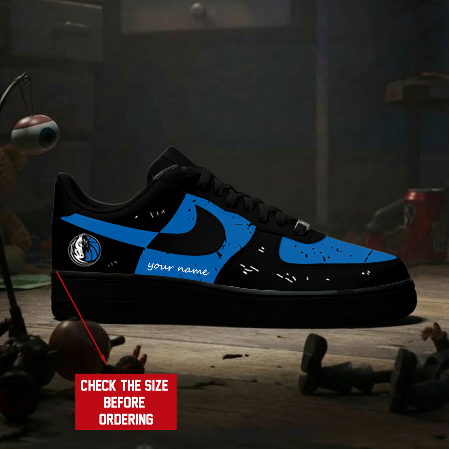 Limited Edition – Customized Nba Dallas Mavericks Air Force 1 Shoes