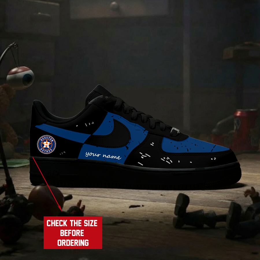 Limited Edition – Customized MLB Houston Astros Air Force 1 Shoes