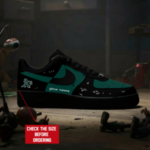 Limited Edition – Customized MLB Oakland Athletics Air Force 1 Shoes