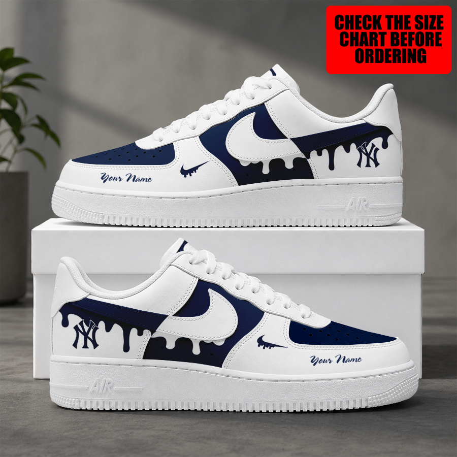 Limited Edition – Customized MLB New York Yankees Air Force 1 Shoes