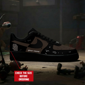 Limited Edition – Customized MLB San Diego Padres Air Force 1 Shoes