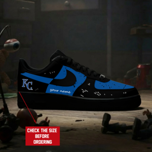 Limited Edition – Customized MLB Kansas City Royals Air Force 1 Shoes