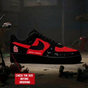 Limited Edition – Customized MLB St. Louis Cardinals Air Force 1 Shoes
