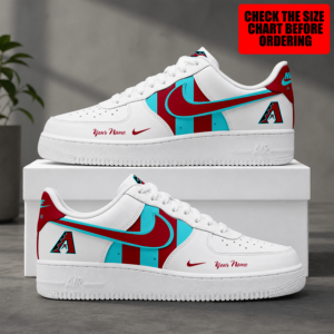 Limited Edition – Customized MLB Arizona Diamondbacks Air Force 1 Shoes