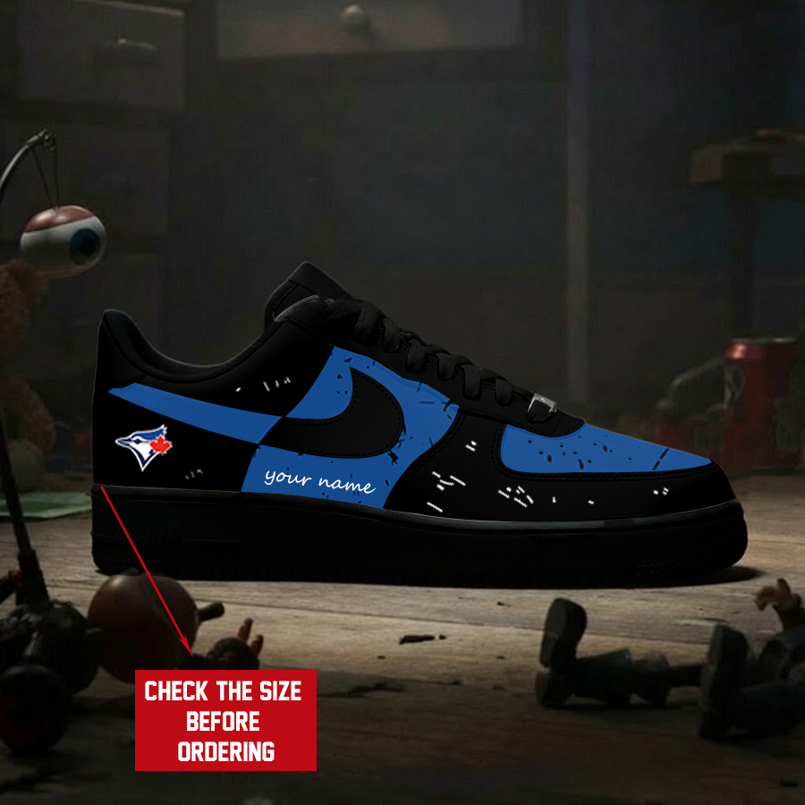 Limited Edition – Customized MLB Toronto Blue Jays Air Force 1 Shoes