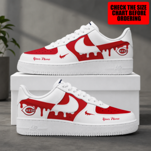 Limited Edition – Customized MLB Cincinnati Reds Air Force 1 Shoes