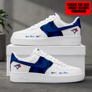 Limited Edition – Customized MLB Toronto Blue Jays Air Force 1 Shoes