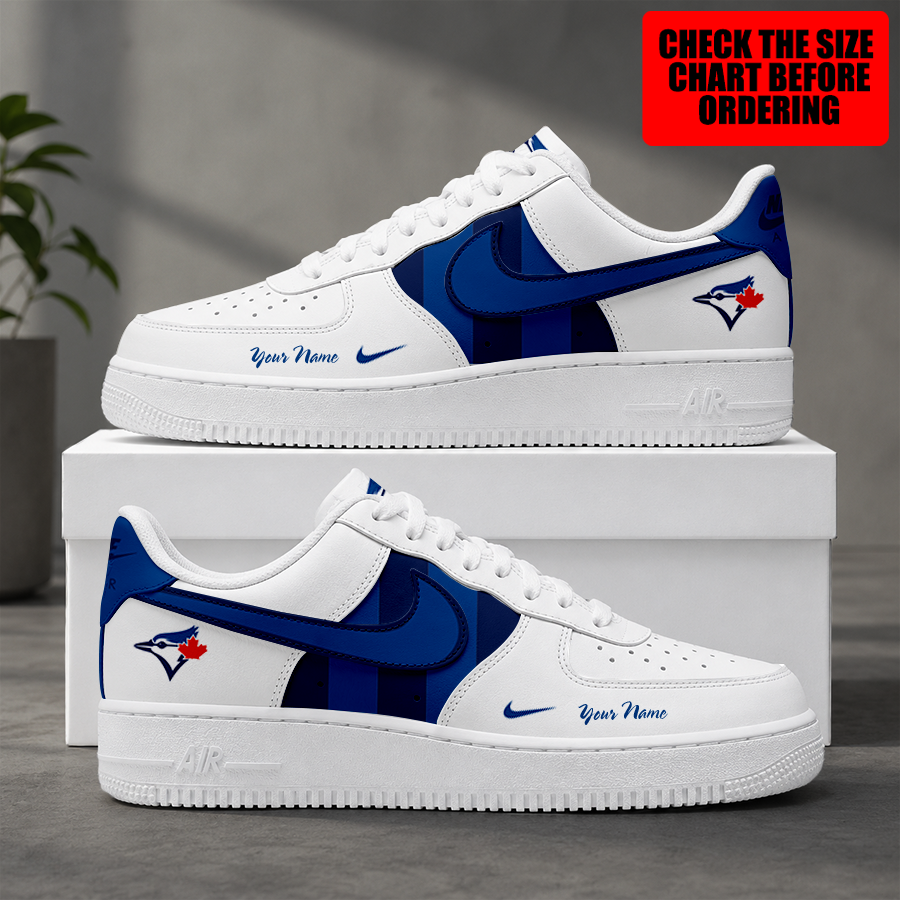 Limited Edition – Customized MLB Toronto Blue Jays Air Force 1 Shoes