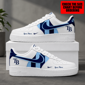 Limited Edition – Customized MLB Tampa Bay Rays Air Force 1 Shoes