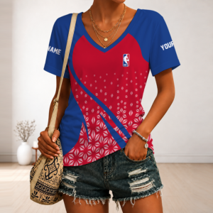 Limited Edition – Customized Nba National Basketball Association V-Neck Female Shirt