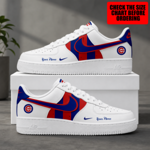 Limited Edition – Customized MLB Chicago Cubs Air Force 1 Shoes