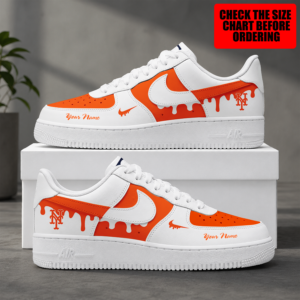 Limited Edition – Customized MLB New York Mets Air Force 1 Shoes
