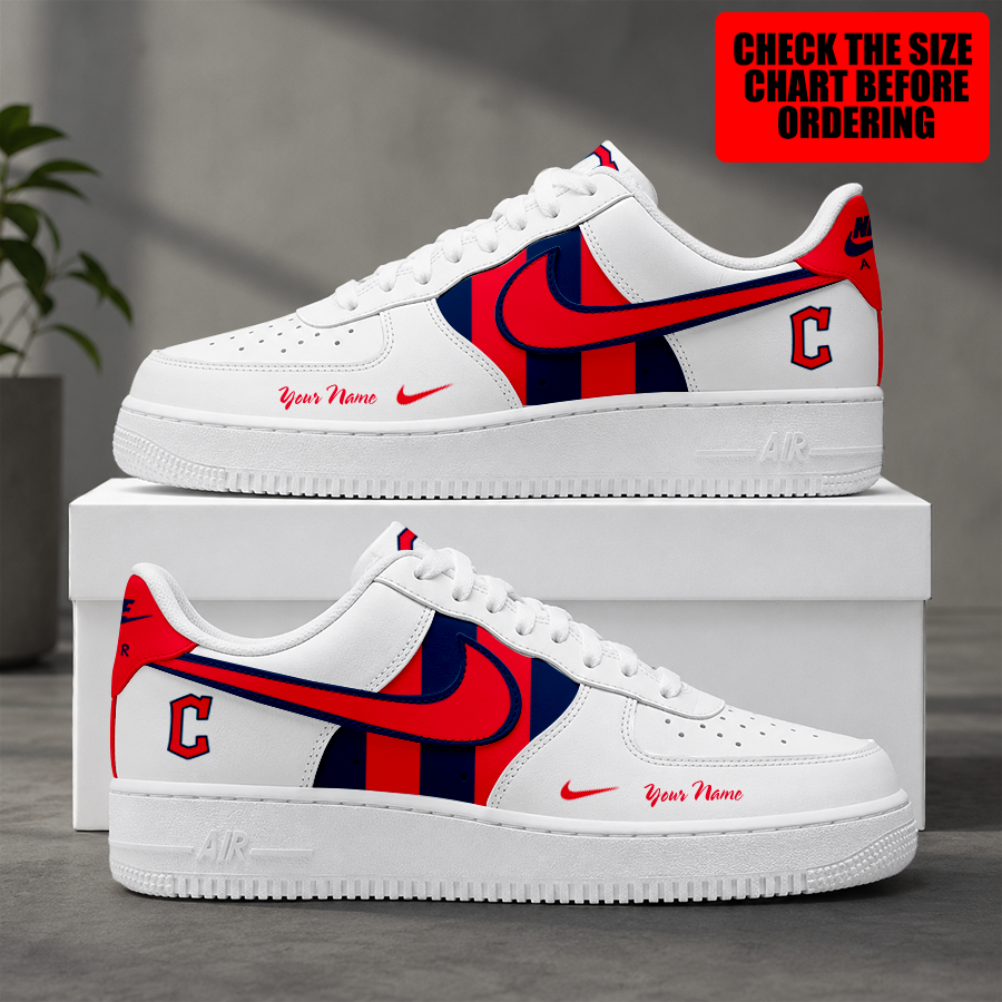 Limited Edition – Customized MLB Cleveland Guardians Air Force 1 Shoes