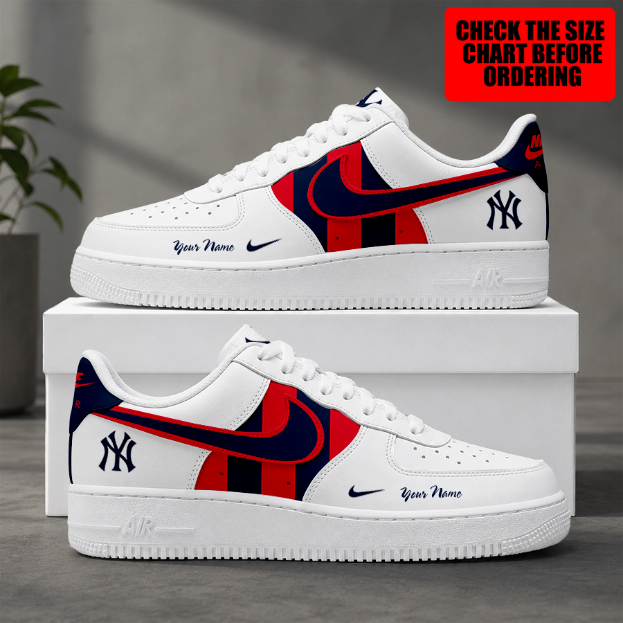 Limited Edition – Customized MLB New York Yankees Air Force 1 Shoes