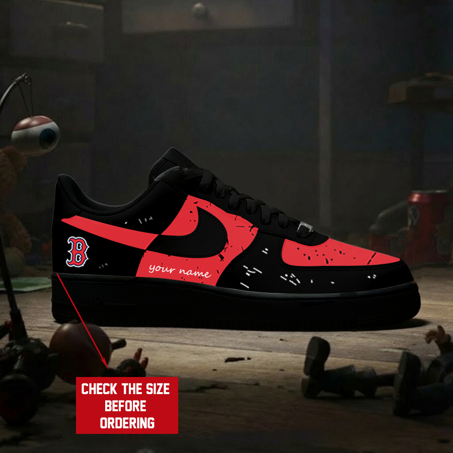Limited Edition – Customized MLB Boston Red Sox Air Force 1 Shoes