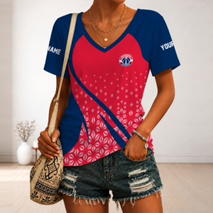 Limited Edition – Customized Nba Washington Wizards V-Neck Female Shirt