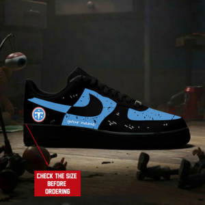 Limited Edition – Customized NFL Tennessee Titans Air Force 1 Sneakers