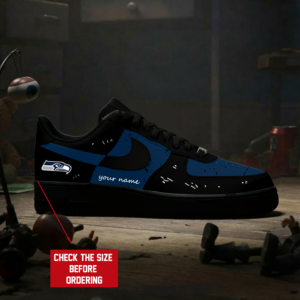 Limited Edition – Customized NFL Seattle Seahawks Air Force 1 Sneakers