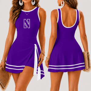 Limited Edition – Customized NCAA Northwestern Wildcats Women’s Summer Skort Dress