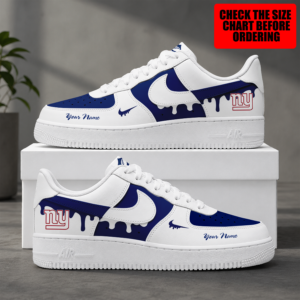 Limited Edition – Customized NFL New York Giants Air Force 1 Shoes
