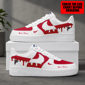 Limited Edition – Customized NFL Atlanta Falcons Air Force 1 Shoes