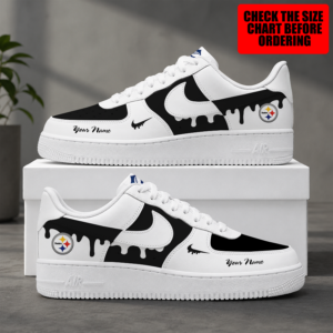 Limited Edition – Customized NFL Pittsburgh Steelers Air Force 1 Shoes