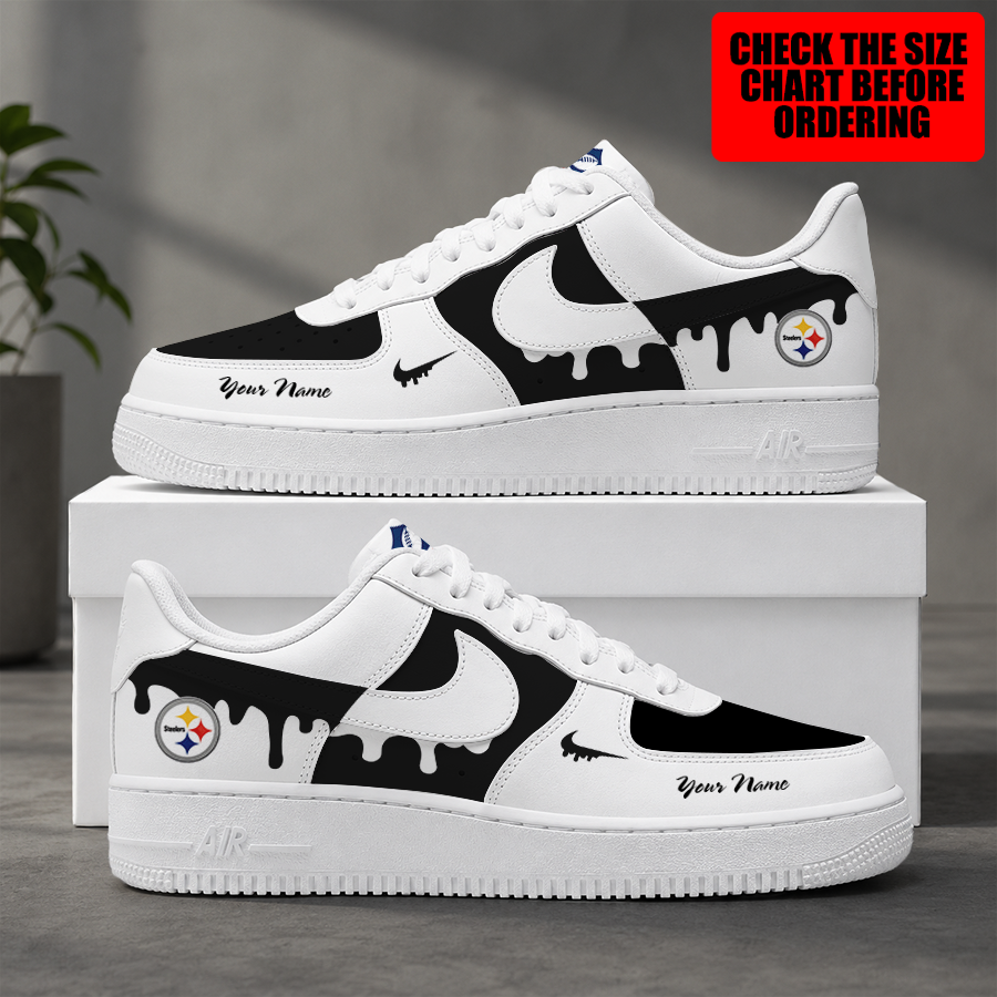 Limited Edition – Customized NFL Pittsburgh Steelers Air Force 1 Shoes
