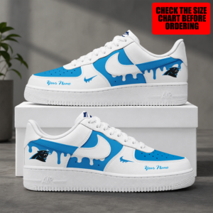 Limited Edition – Customized NFL Carolina Panthers Air Force 1 Shoes
