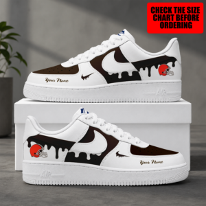 Limited Edition – Customized NFL Cleveland Browns Air Force 1 Shoes