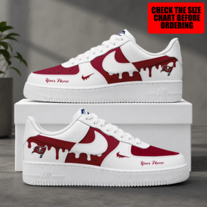 Limited Edition – Customized NFL Tampa Bay Buccaneers Air Force 1 Shoes