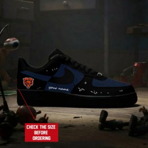 Limited Edition – Customized NFL Chicago Bears Air Force 1 Sneakers