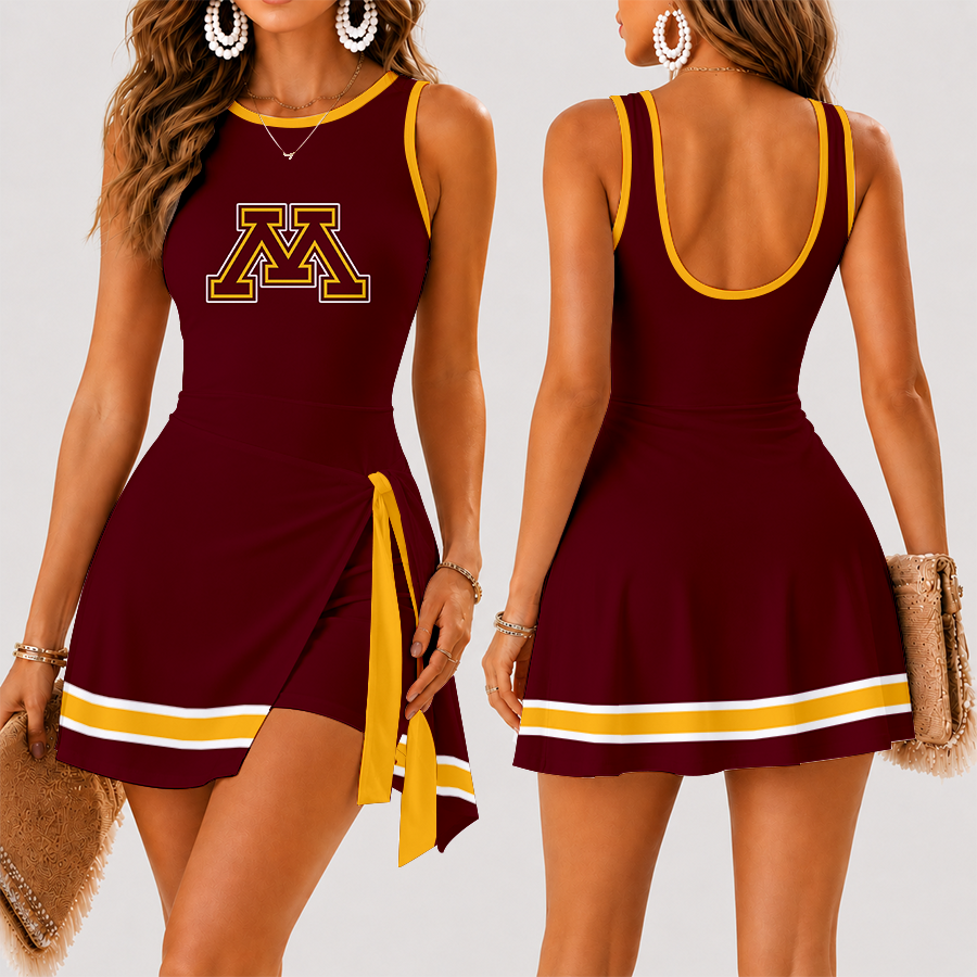 Limited Edition – Customized NCAA Minnesota Golden Gophers Women’s Summer Skort Dress