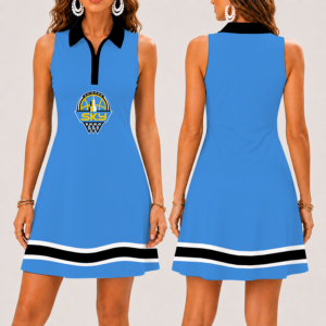 Limited Edition – Customized WNBA Chicago Sky Women’s Zip Sleeveless Polo Dress