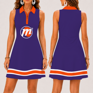 Limited Edition – Customized WNBA Phoenix Mercury Women’s Zip Sleeveless Polo Dress