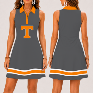 Limited Edition – New Customized NCAA Tennessee Volunteers Strappy Women’s Zip Sleeveless Polo Dress