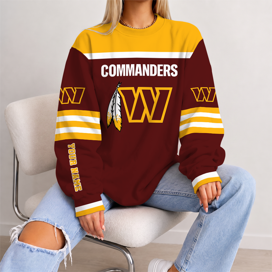 Limited Edition – Customized NFL Washington Commanders Unisex Sweatshirt