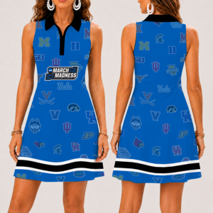 Limited Edition – New Customized NCAA All Teams Strappy Women’s Zip Sleeveless Polo Dress