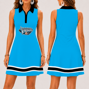 Limited Edition – Customized WNBA Cleveland Rockers Women’s Zip Sleeveless Polo Dress