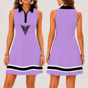 Limited Edition – Customized WNBA Golden State Valkyries Women’s Zip Sleeveless Polo Dress