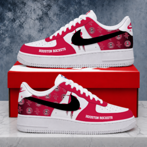 Limited Edition- Customized NBA Houston Rockets Air Force 1 Sneakers