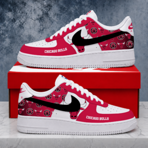 Limited Edition- Customized NBA Chicago Bulls Air Force 1 Sneakers