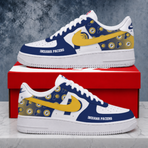 Limited Edition- Customized NBA Indiana Pacers Air Force 1 Sneakers