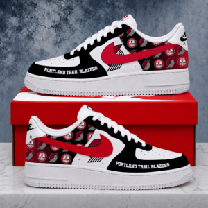Limited Edition- Customized NBA Portland Trail Blazers Air Force 1 Sneakers
